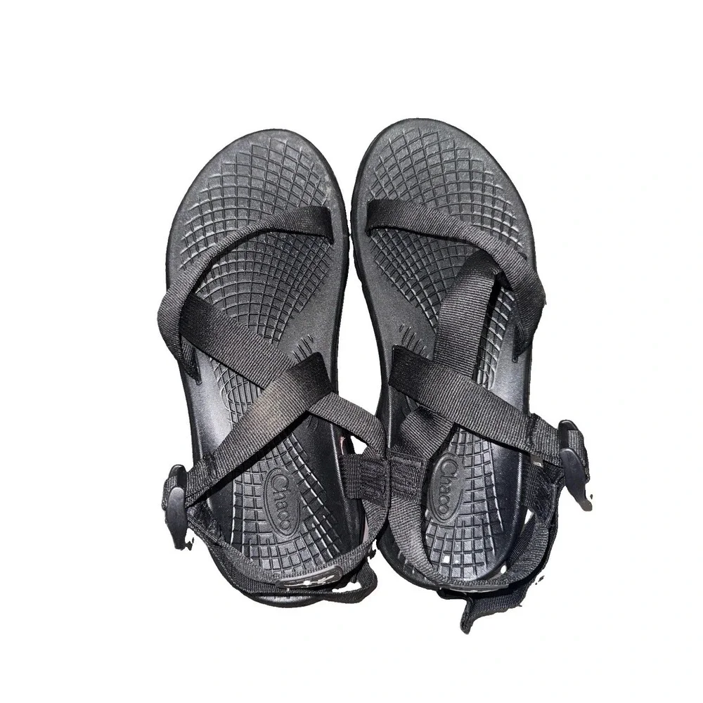 Chaco Z/Volv 2 Men's Sport Hiking Sandals Size M 12 Black Ecotread Soles NWOB
